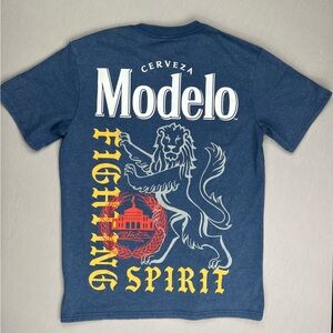 MODELO CERVEZA HEAVY WEIGHT CREW NECK SS T SHIRT
